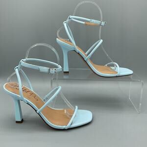 Wild Pair Women’s Loudd Dress Sandals Blue Size 6.5M